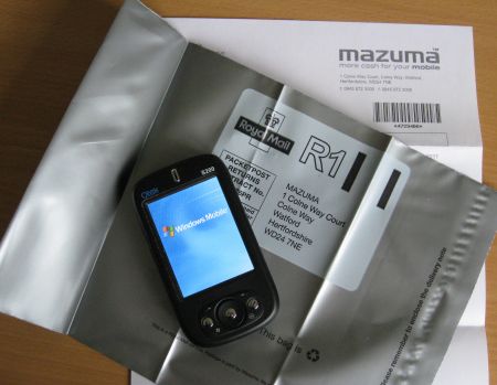 Packaging our phone for Mazuma Mobile